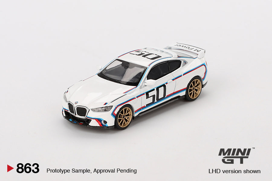 MiniGT 1:64 BMW 3.0 CSL – White #863