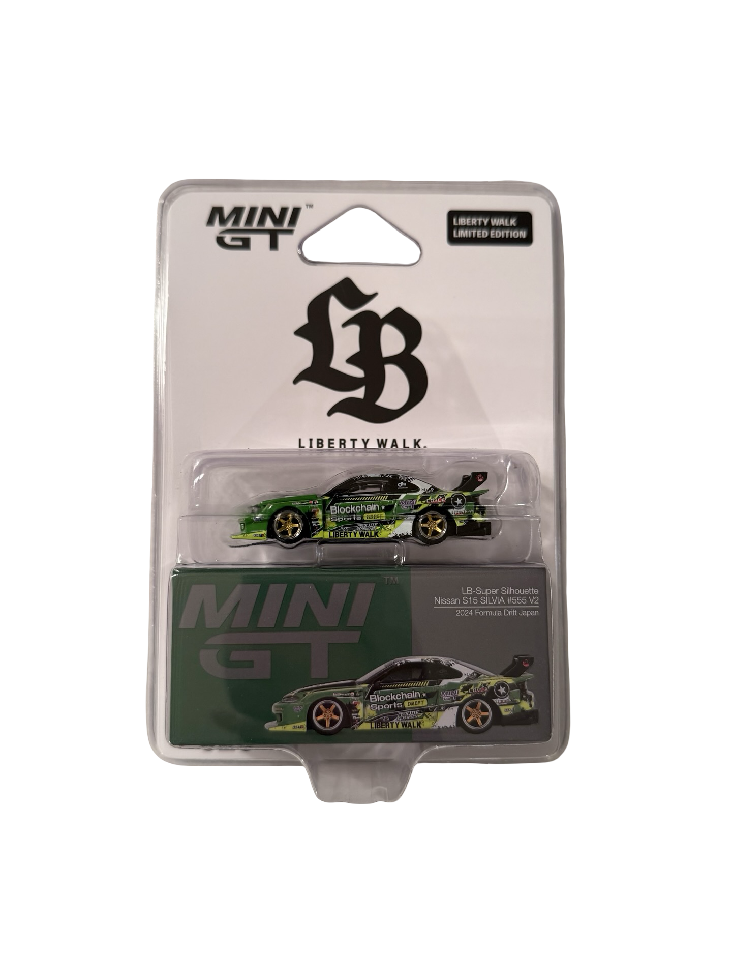 MiniGT 1:64 Nissan LB-Super Silhouette S15 SILVIA #555 V2 2024