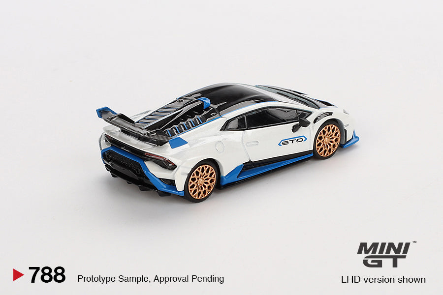 MiniGT 1:64 Lamborghini Huracán STO – Bianco Asopo #788