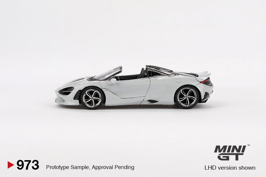 MiniGT 1:64 McLaren 750S Spider – Cirrus Grey #973