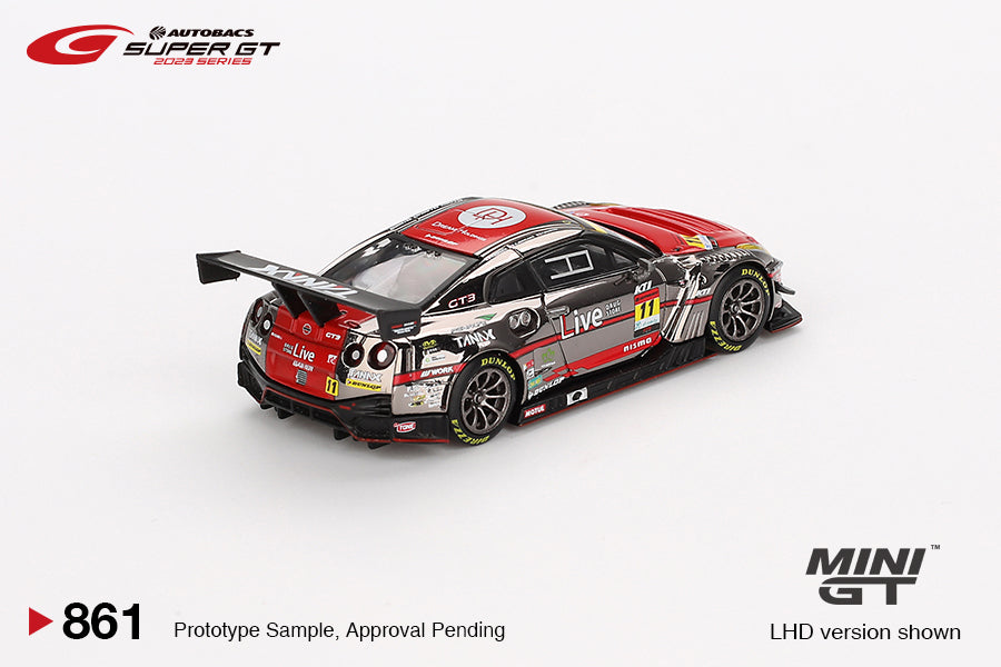 MiniGT 1:64 Japan Exclusive Nissan GT-R Nismo GT3 #11 “GAINER TANAX GT-R” GAINER 2023 Super GT Series #861