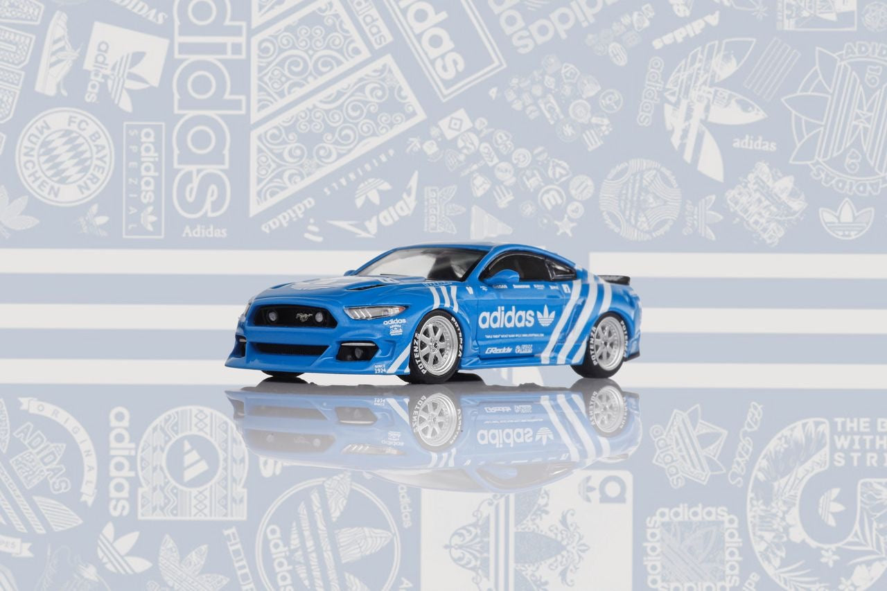 Liberty64 1:64 Ford Mustang Widebody- Adidas