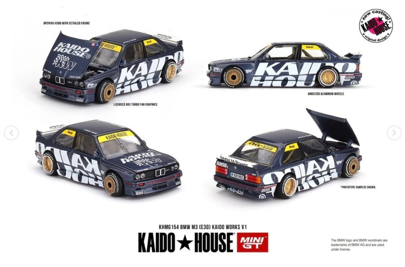 Kaido House 1:64 BMW M3 (E30) Kaido Works V1 - Regular & Chase PAIR