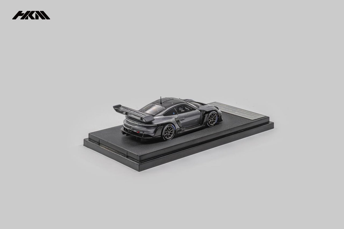 HKM 1:64 Porsche 992 GT3 R Rennsport - Grey