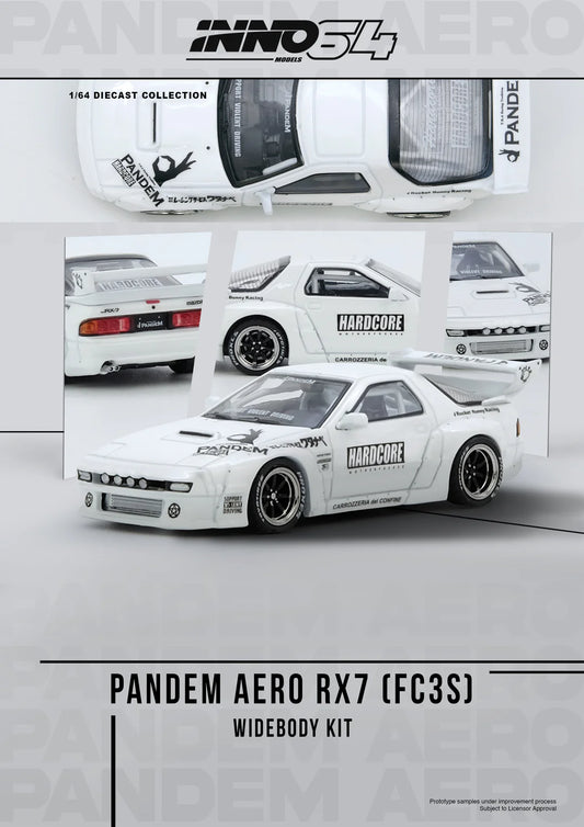 Inno64 1:64 Mazda RX-7 (FC3S) Pandem - White