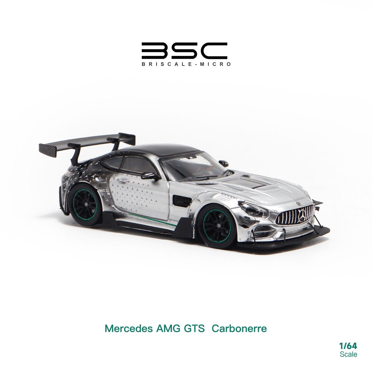 BSC 1:64 Mercedes Benz AMG GTS Carbonerre Widebody - *4 Styles*