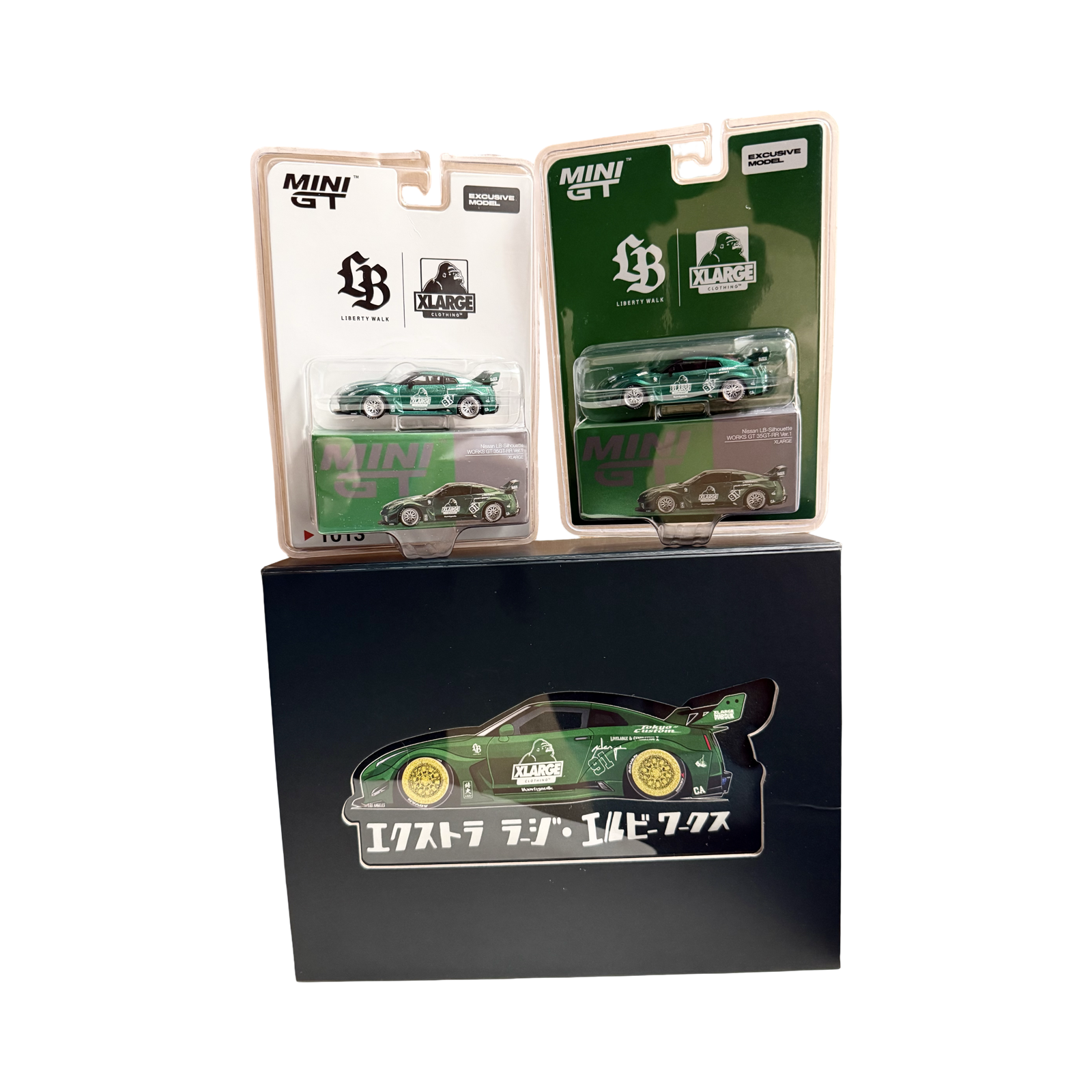 MiniGT X XLarge 1:64 LBWK Nissan GT-R R35 Complete Set Of 3 MiniGT X XLarge 1:64 LBWK Nissan GT-R R35 Complete Set Of 3