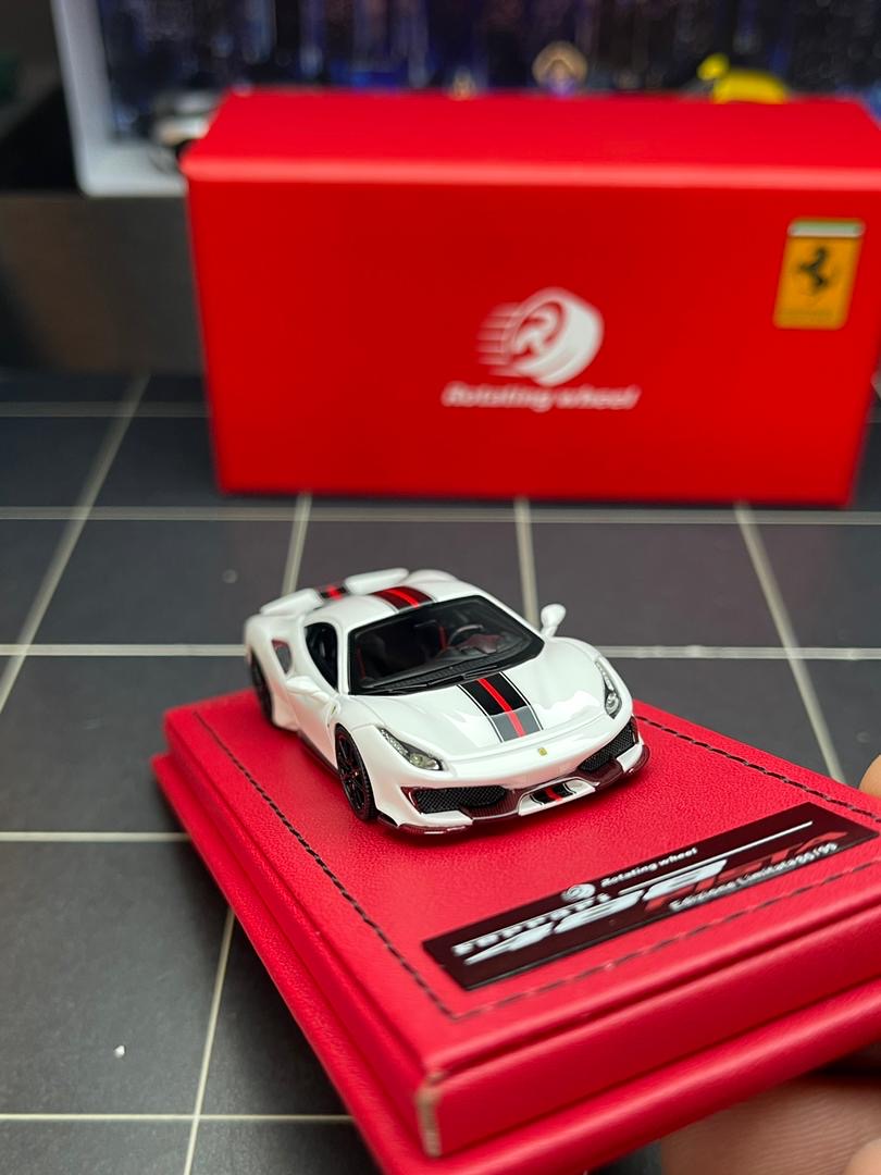 Rotating Wheel 1:64 Ferrari 488 Pista - Resin