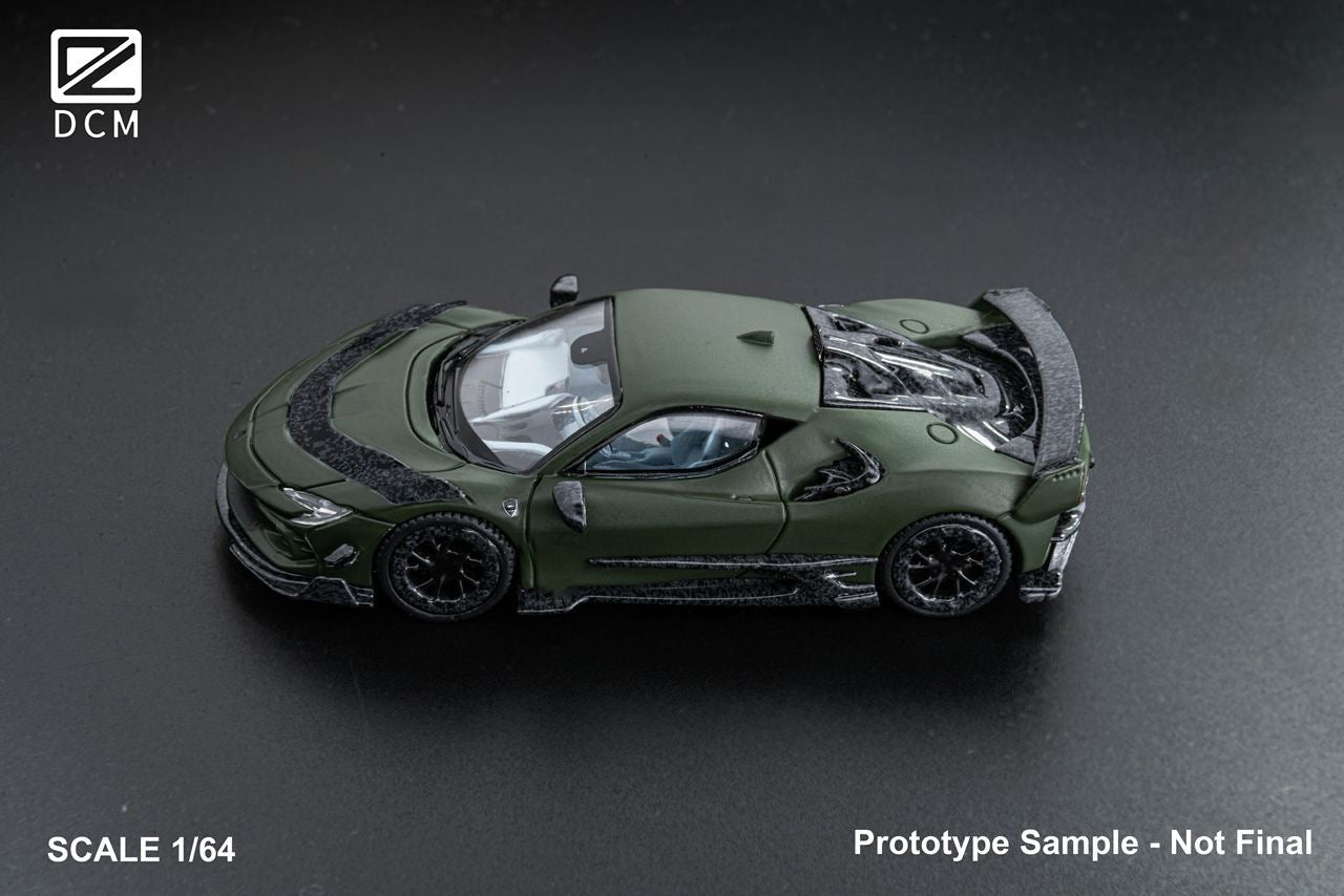 DCM 1:64 Ferrari SF90 F9XX Mansory Green - 2 Syles