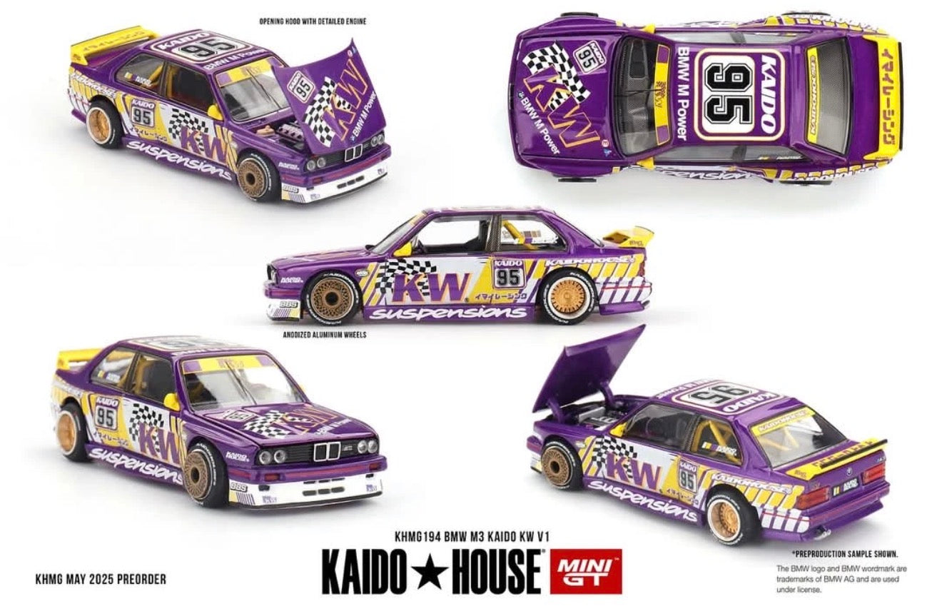 Kaido House 1:64 BMW M3 Kaido KW V1 - Regular & Chase PAIR