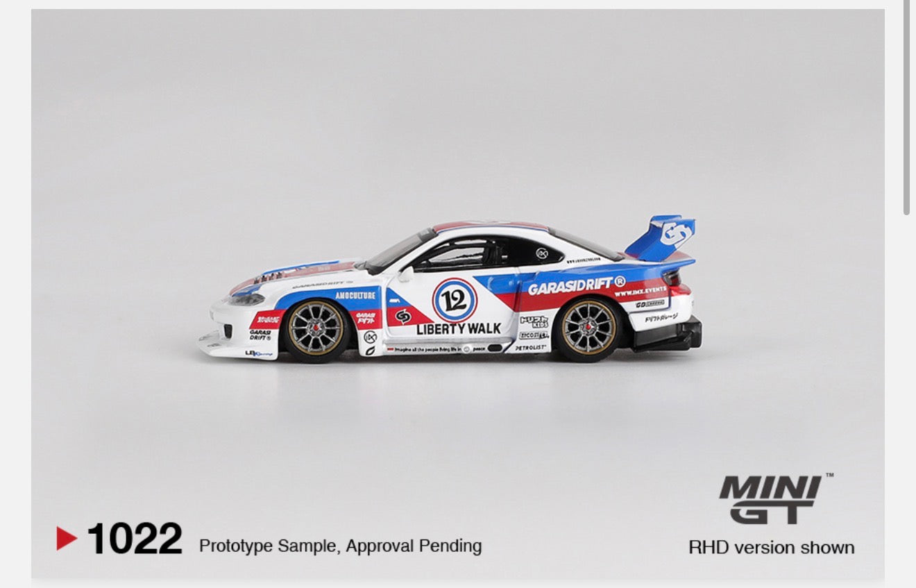 MiniGT 1:64 Nissan LB-Super Silhouette S15 SILVIA GARASIDRIFT x LBWK 2025 #1022