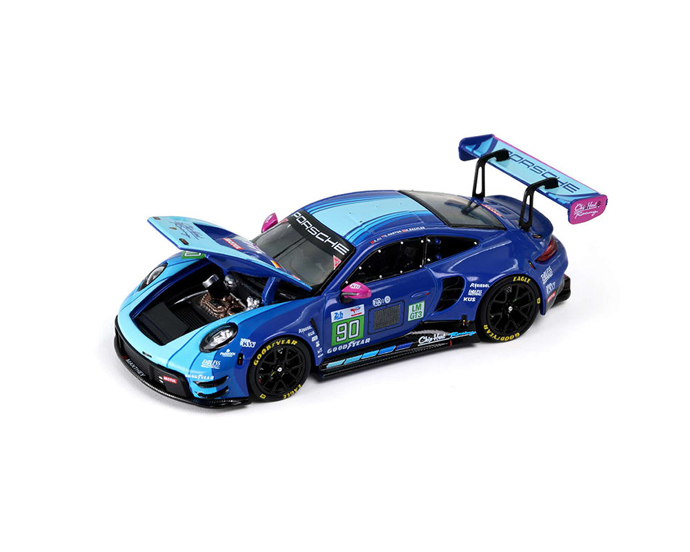 Trends Hobby 1:64 Porsche 911 GT3 R Le Man 24H 2025 #90 Chip Hart Racing – Limited Edition