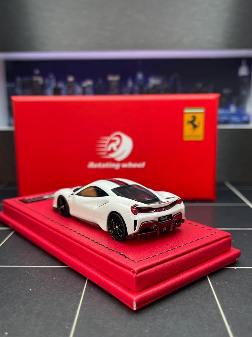 Rotating Wheel 1:64 Ferrari 488 Pista - Resin