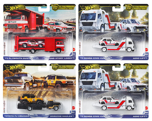 Hot Wheels 1:64 2025 Team Transport - 957G Assortment *Sealed Case*
