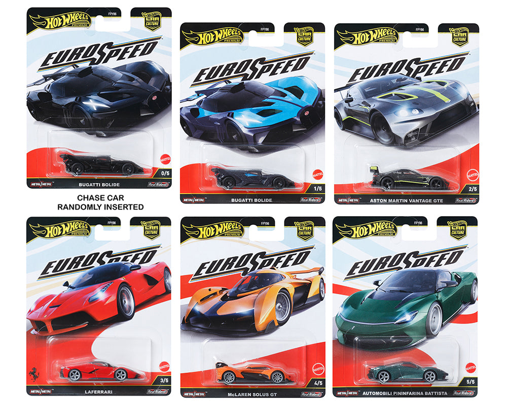 *** LIMIT 1 *** Hot Wheels 1:64 Premium Car Culture 2025 L Case – Euro Speed ** SEALED CASE ** 1st Batch