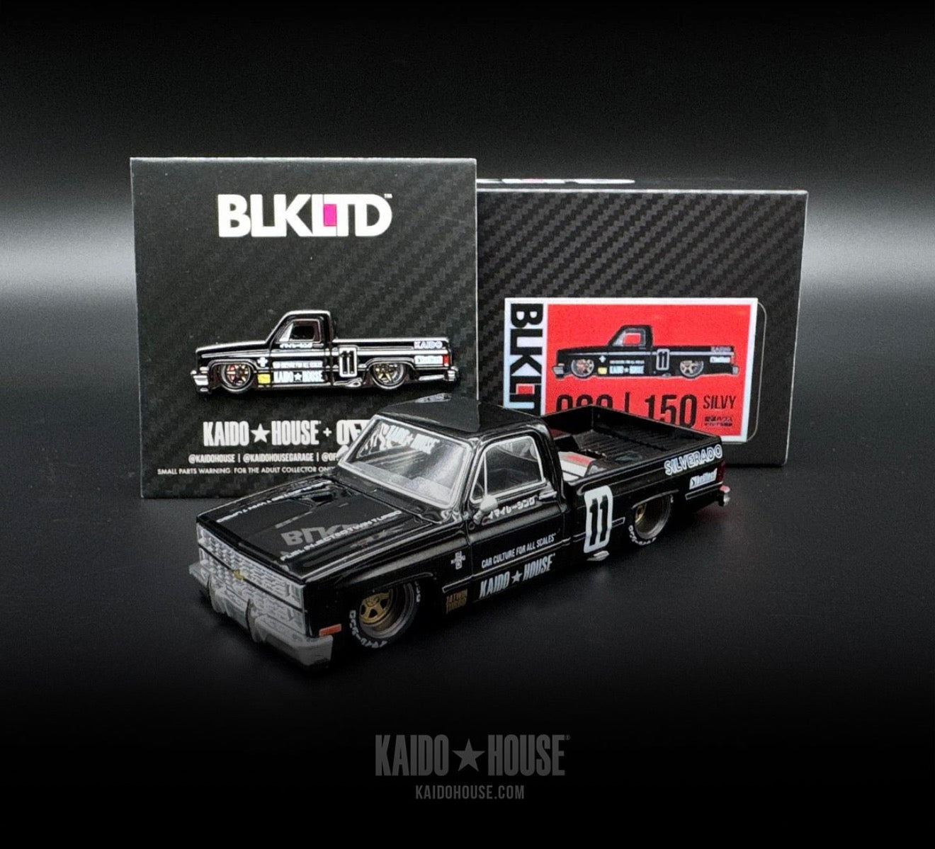 Kaido House 1:64 BLKLTD Chevrolet Silverado KAIDO V1 With Pin - KHMG067
