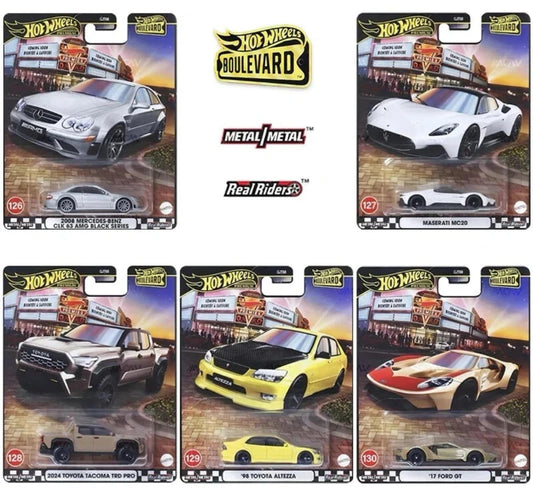 Hot Wheels 1:64 2025 Premium Boulevard Series - 958C *Set Of 5*