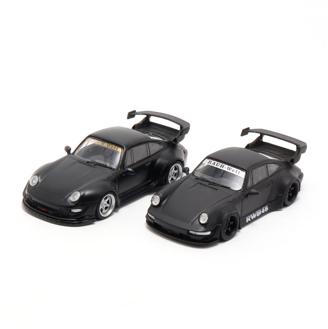 Decode 1:64 Porsche RWB Matte Black - 2 Styles