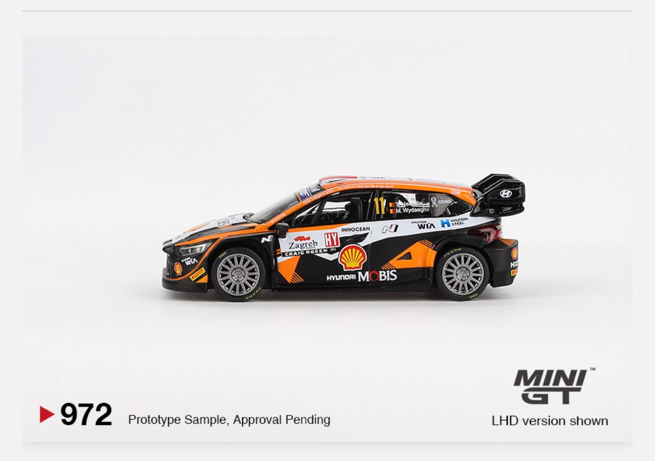 MiniGT 1:64 Hyundai i20 N Rally1 #11 2023 Rally Croatia Power Stage Winner #972