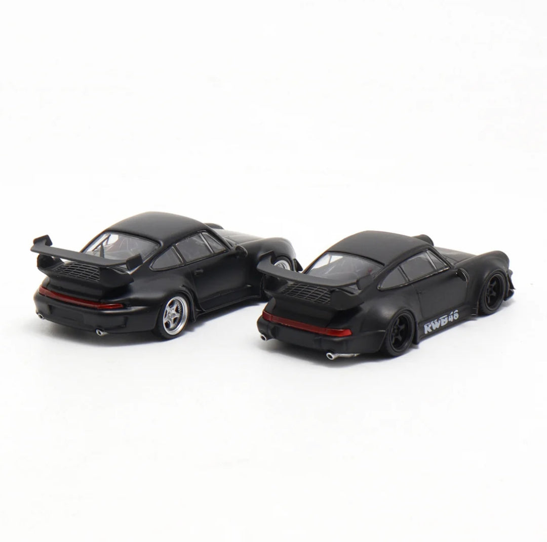 Decode 1:64 Porsche RWB Matte Black - 2 Styles