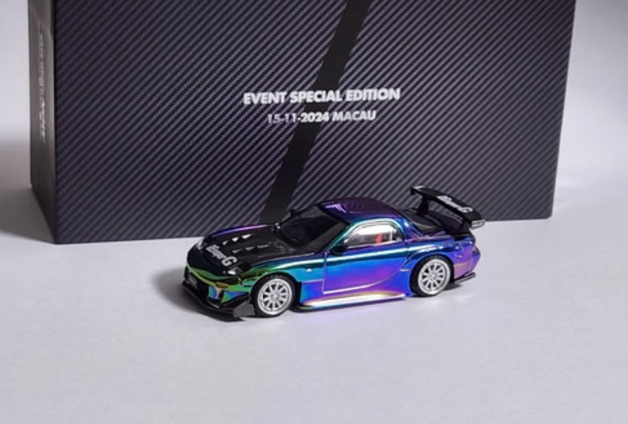 Pop Race 1:64 2024 Macau GP Dinner Gala Exclusive Box Set - RX7 / Supra / Kenmeri & Turnstyle