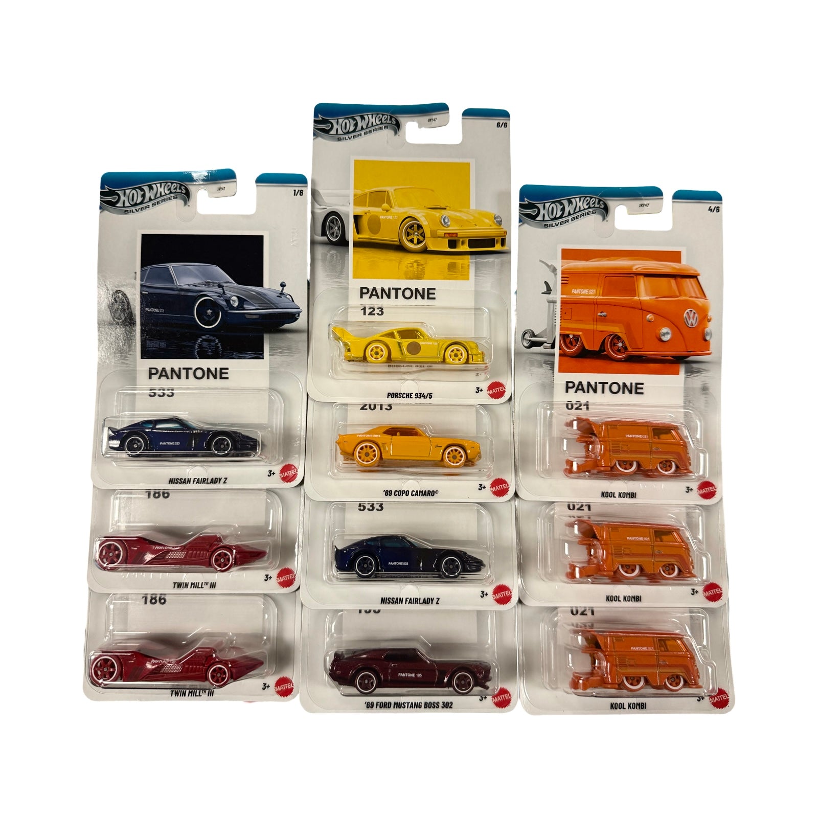 Lot Hot Wheels Short Card - Porsche Cayman, 69 Camaro, Mustang - 2002 à 2007