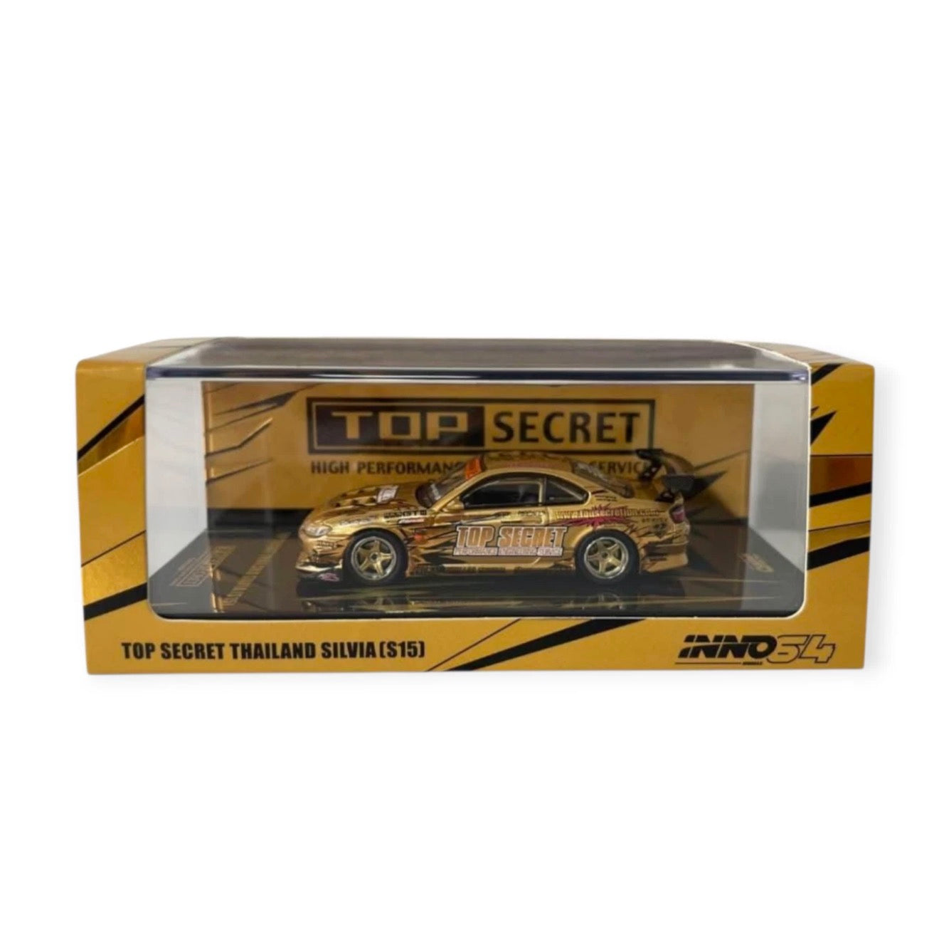 Inno64 1:64 Top Secret Thailand Silvia S15 Gold - 2026 Tokyo Auto