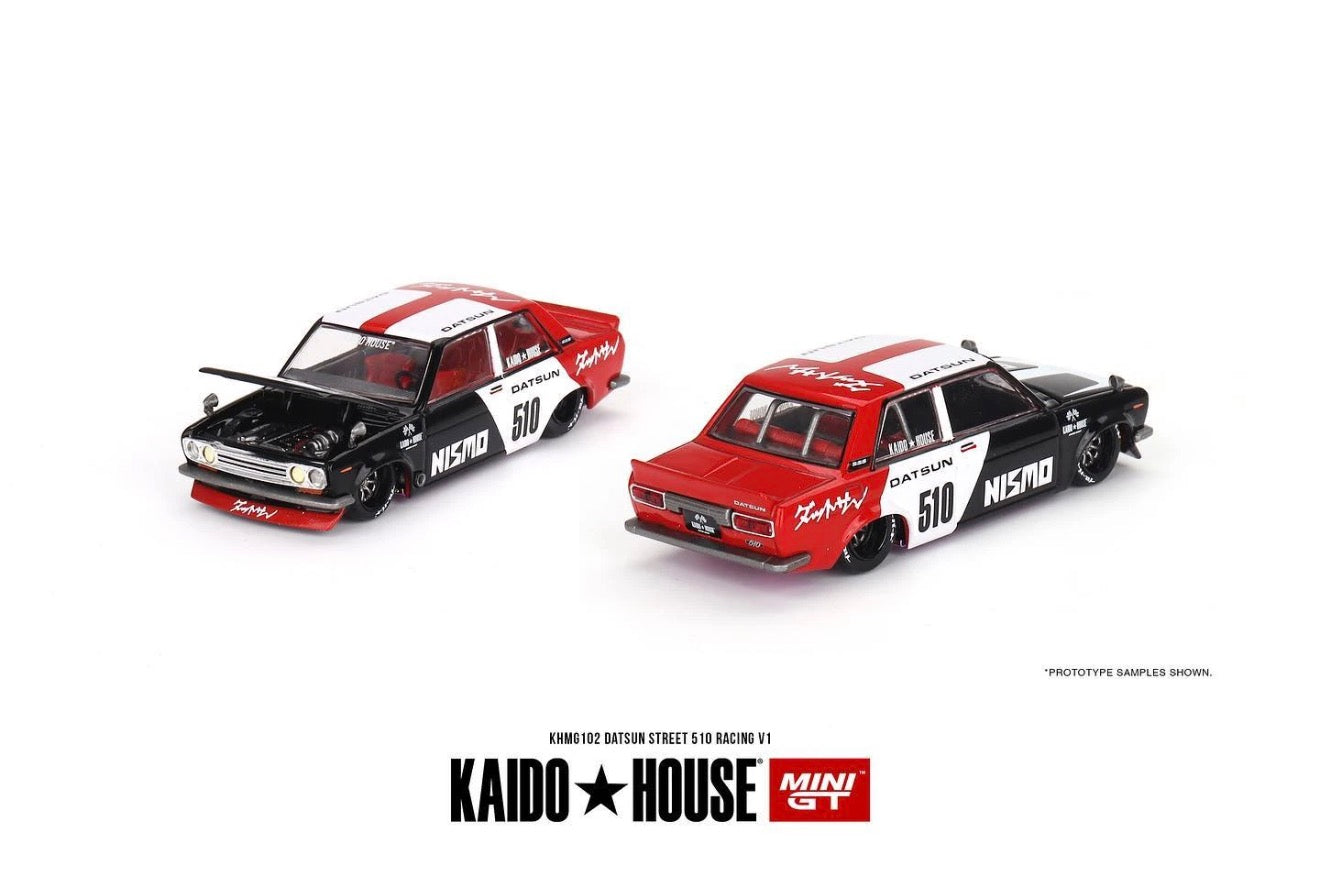 Kaido House 1:64 Datsun Street 510 Racing V1 - Regular & Chase PAIR