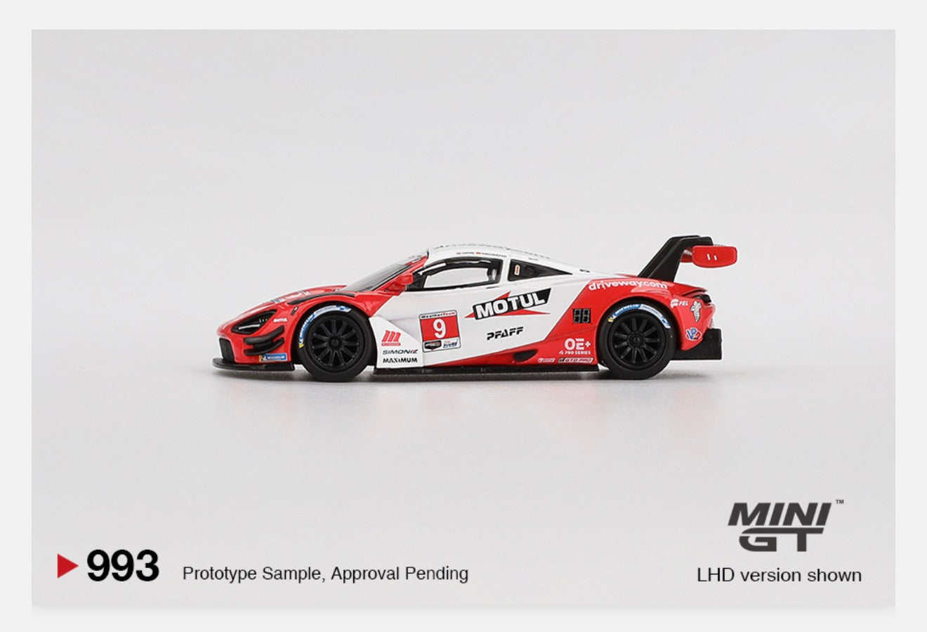 **LIMIT 1** MiniGT 1:64 McLaren 720S GT3 Evo Pfaff Motorsports 2024 IMSA Laguna Seca #993