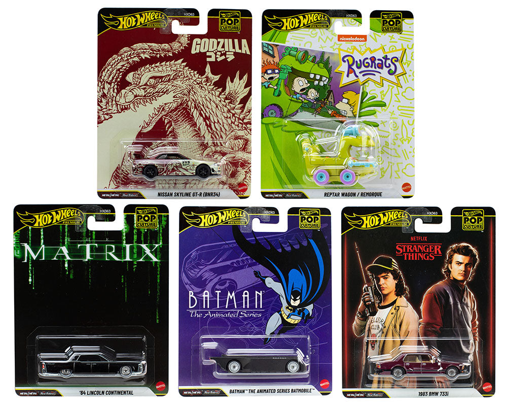 Hot Wheels 1:64 Pop Culture N Case 2025 Assortment *SET OR CASE*