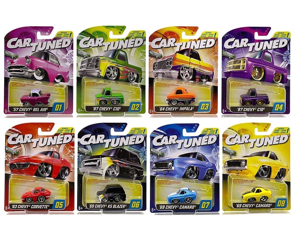 CarTuned 1:64 Series 1 - Hobby Assortment 2024 Set Of 8