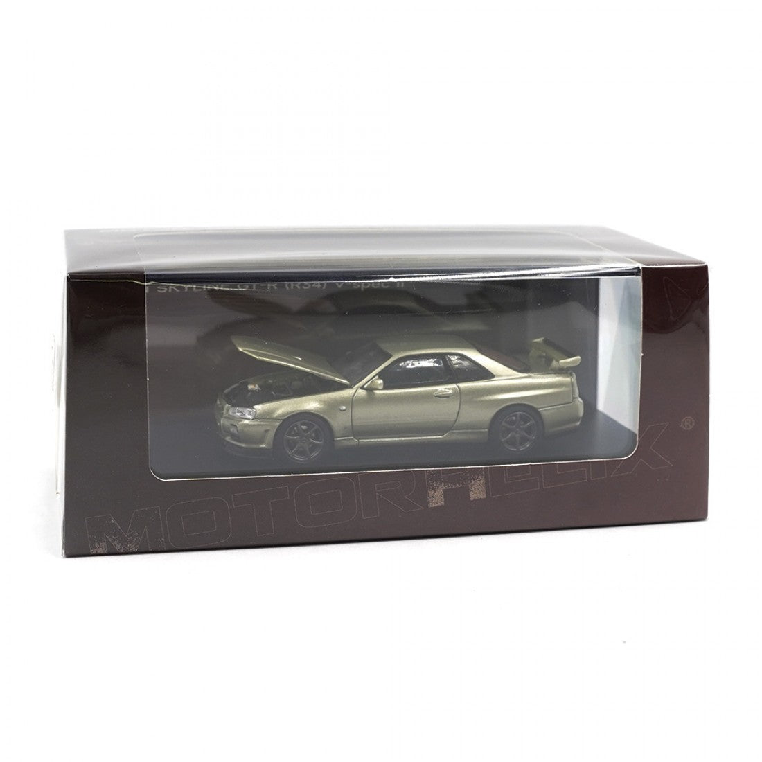 MotorHelix 1:64 Nissan Skyline GT-R R34 V SPEC II - 2 Colors