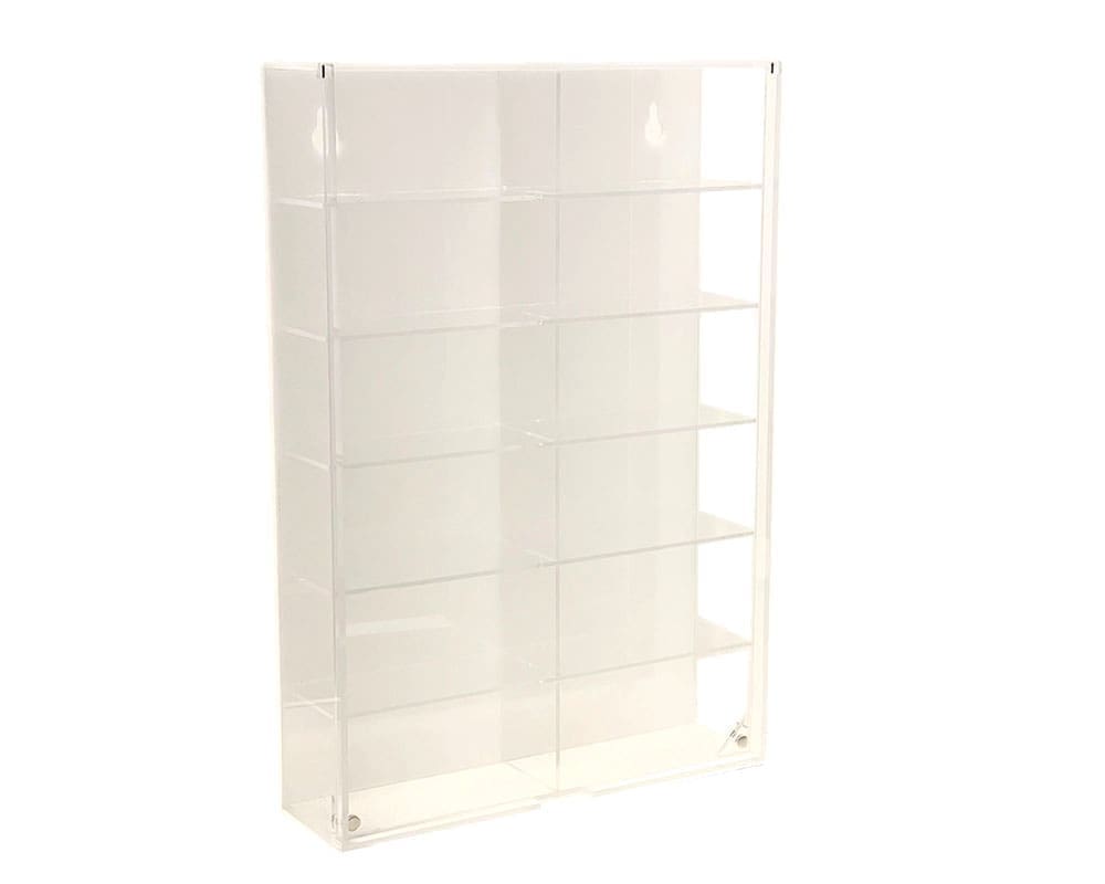 Showcase 1:64 12 Car Display Case For Loose Cars - Wall Mount With White Back & Clear Cover – MiJo Exclusive