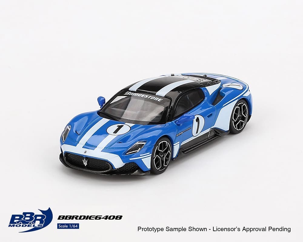 BBR Models 1:64 Maserati MC20 #1 Maserati Performance Experience – Blue – Limited Edition
