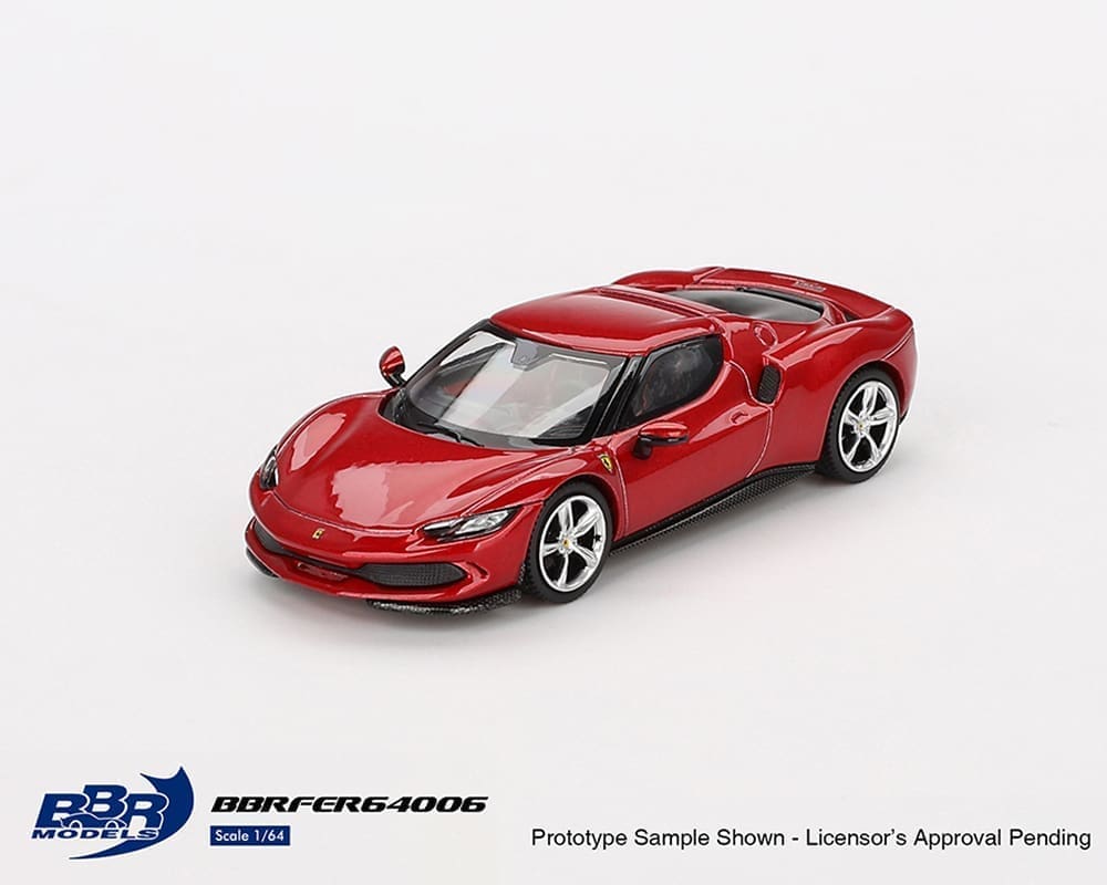 BBR Models 1:64 Ferrari 296 GTB – Rosso Imola
