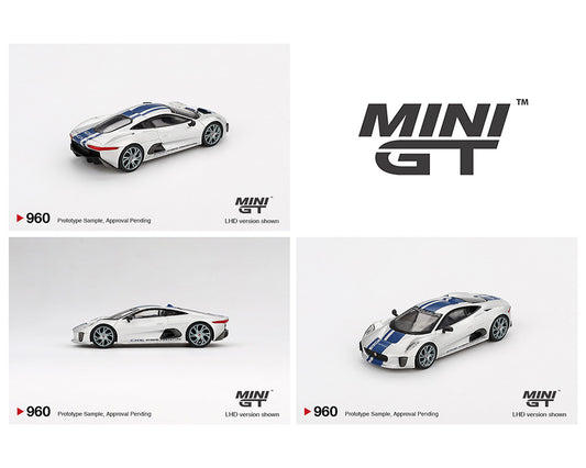 MiniGT 1:64 Jaguar C-X75 – Silver #960