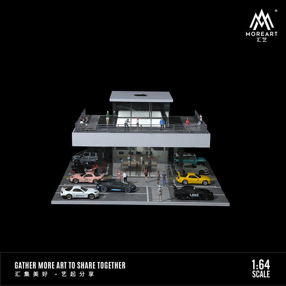 MoreArt 1:64 Apple Store Diorama Model