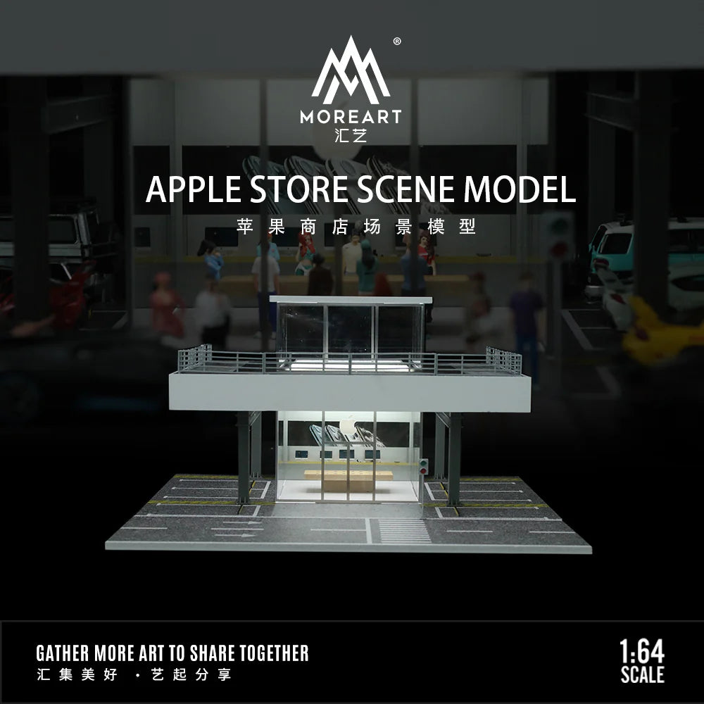 MoreArt 1:64 Apple Store Diorama Model