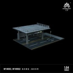 MoreArt 1:64 Stereoscopic Steel Frame Garage Platform With Repair Shop Garage
