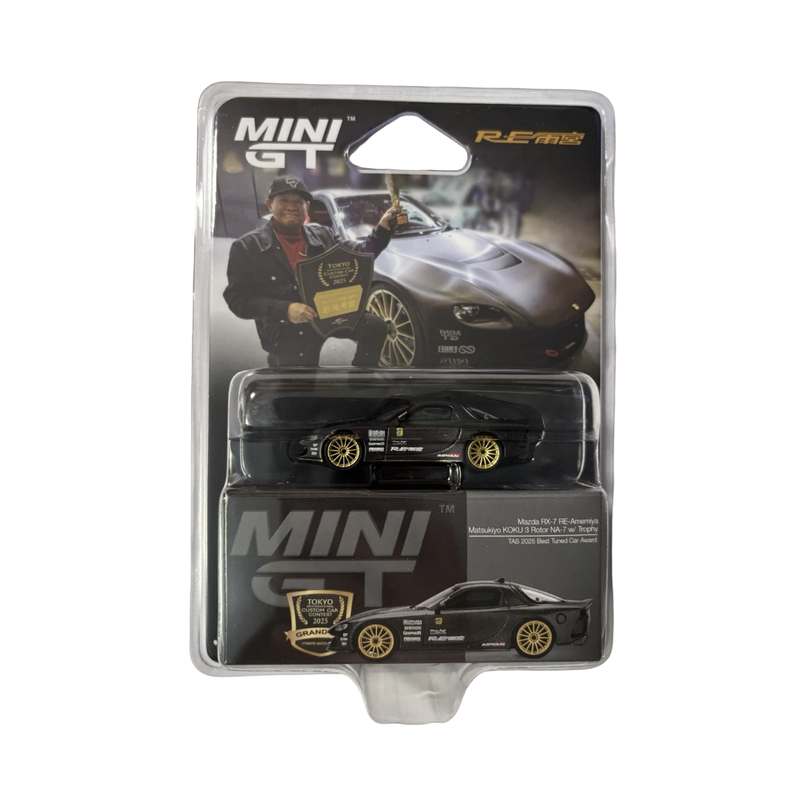 MiniGT 1:64 Mazda RX-7 RE-Amemiya - 2026 Tokyo Auto Salon Japan