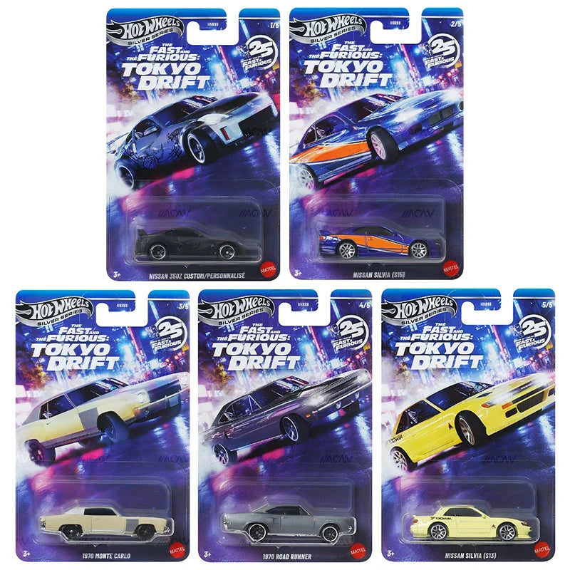 Hot Wheels 1:64 2026 Silver Series - Fast & Furious Tokyo Drift 25th Anniversary