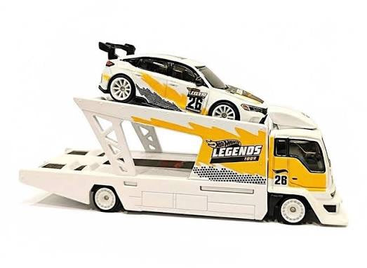 Hot Wheels 1:64 2026 Legends Tour Honda ‘24 Civic Type R & Kousoku Hauler