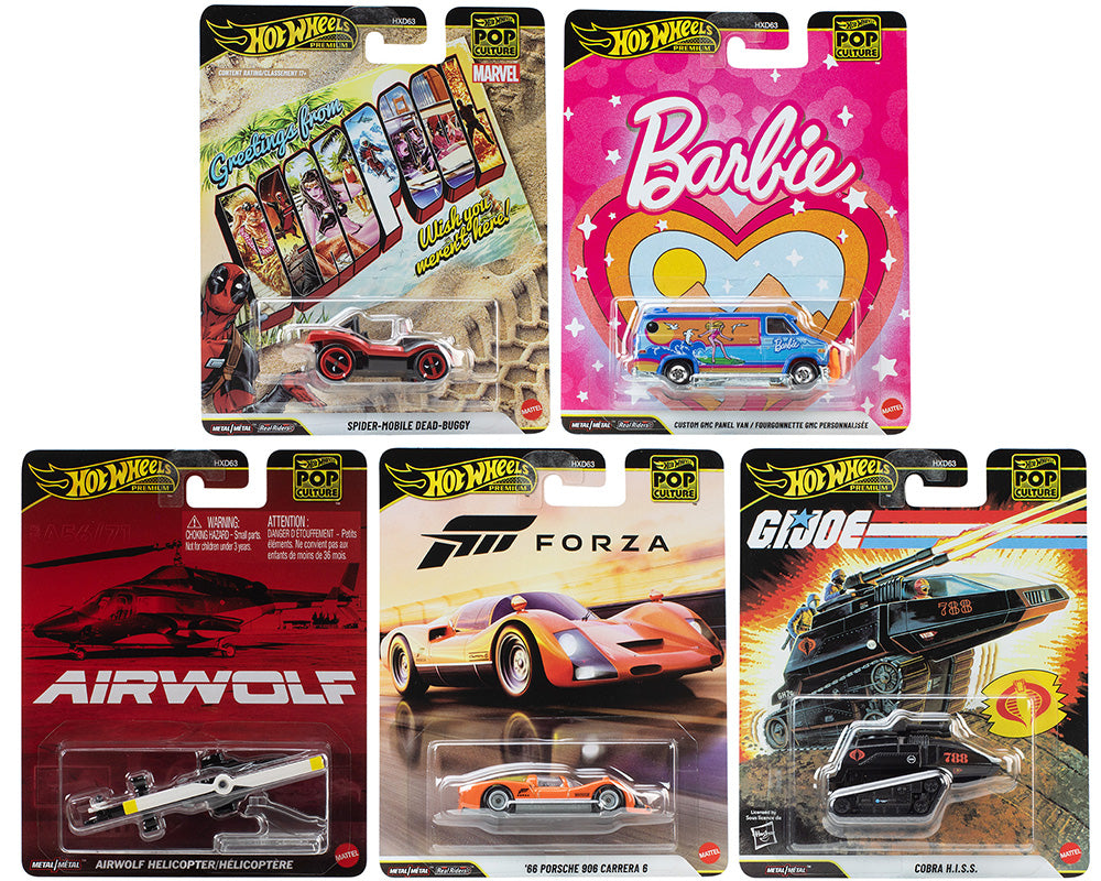 Hot Wheels 1:64 Pop Culture Q Case 2025 Assortment *Sealed Case*