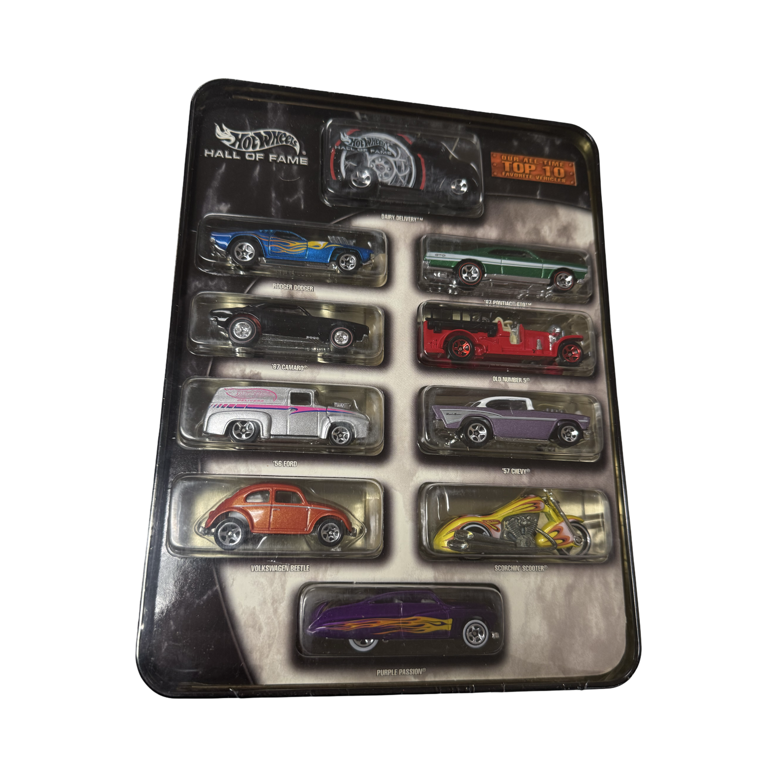 Hot Wheels 1:64 Vintage 2003 Hall of Fame Top 10 Favorite Vehicles