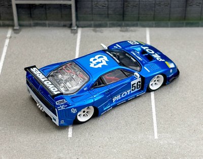 TopArt 1:64 LBWK F40 Pilot - Blue Chrome