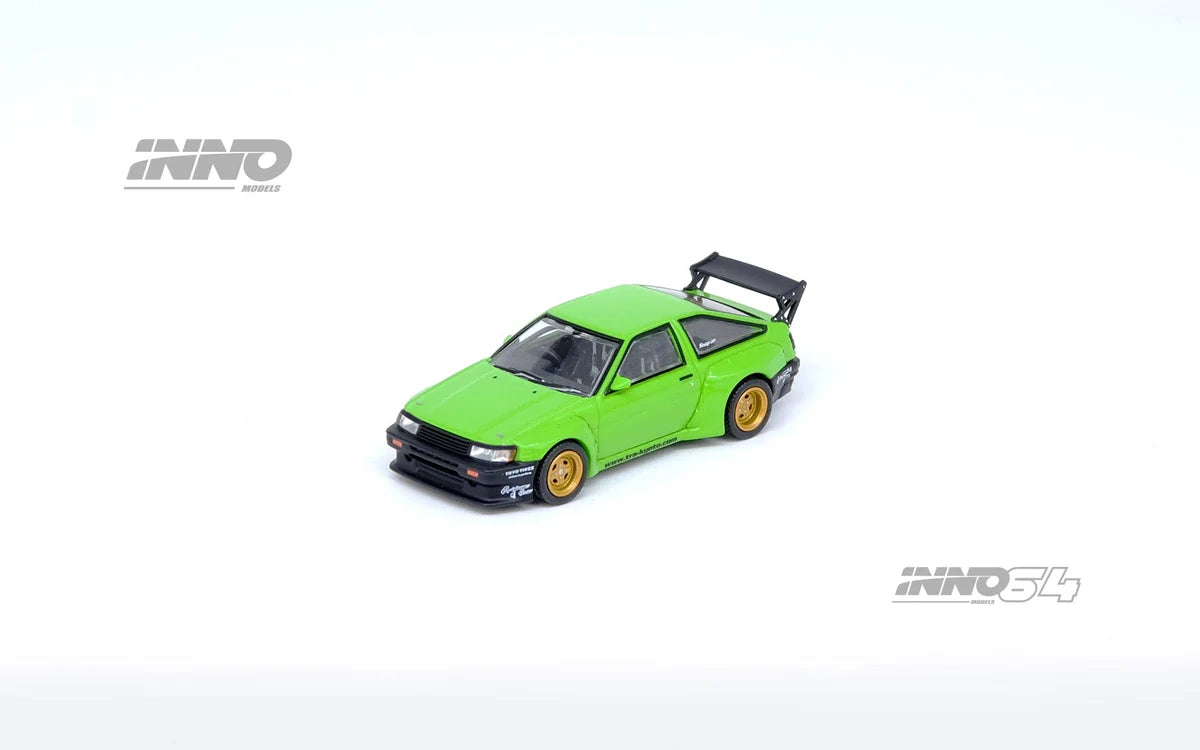 Inno64 1:64 Toyota AE86 Levin Pandem Rocket Bunny - Green