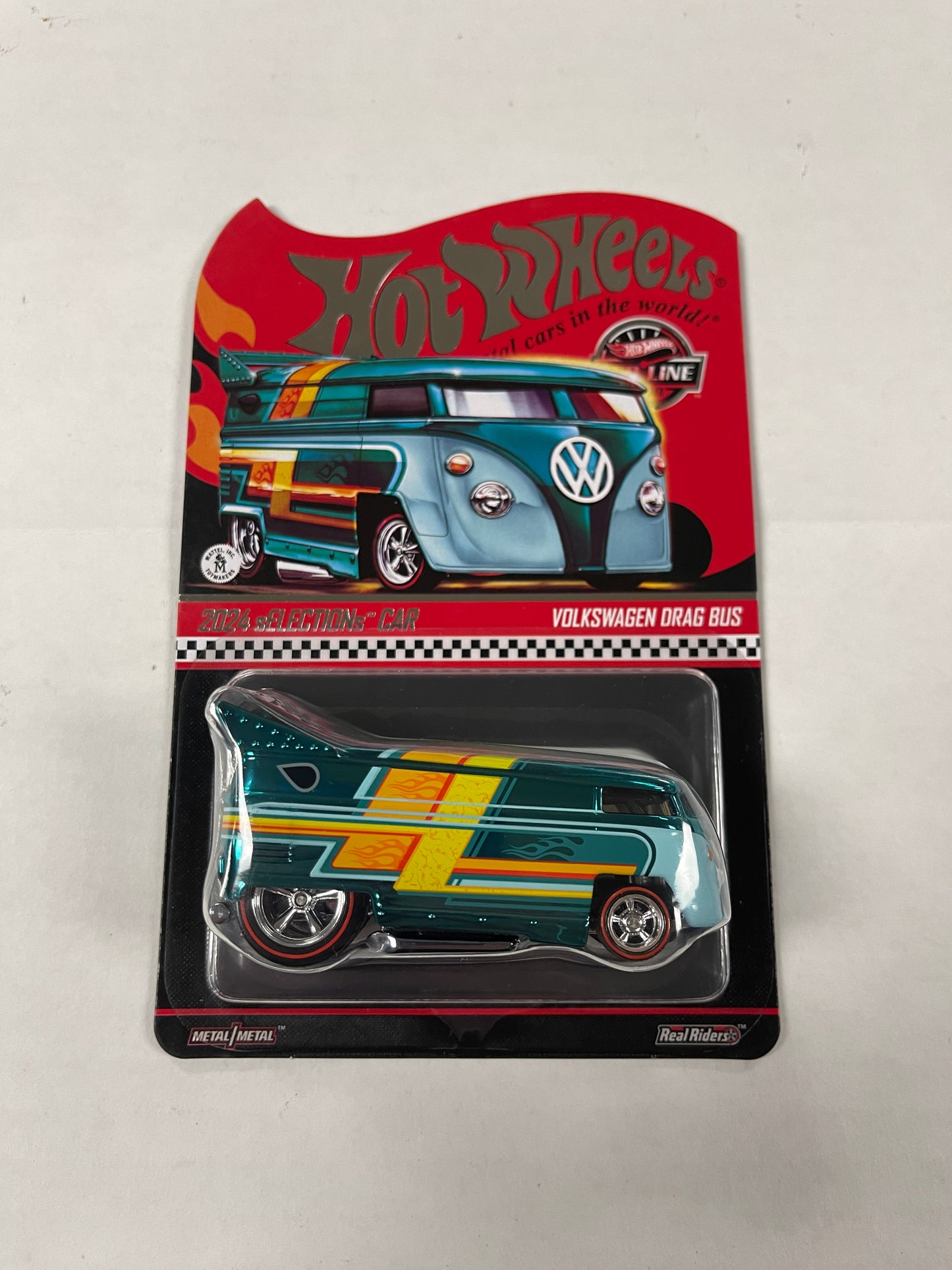 Hot Wheels 1:64 RLC 2024 Red Line Club Volkswagen Drag Bus