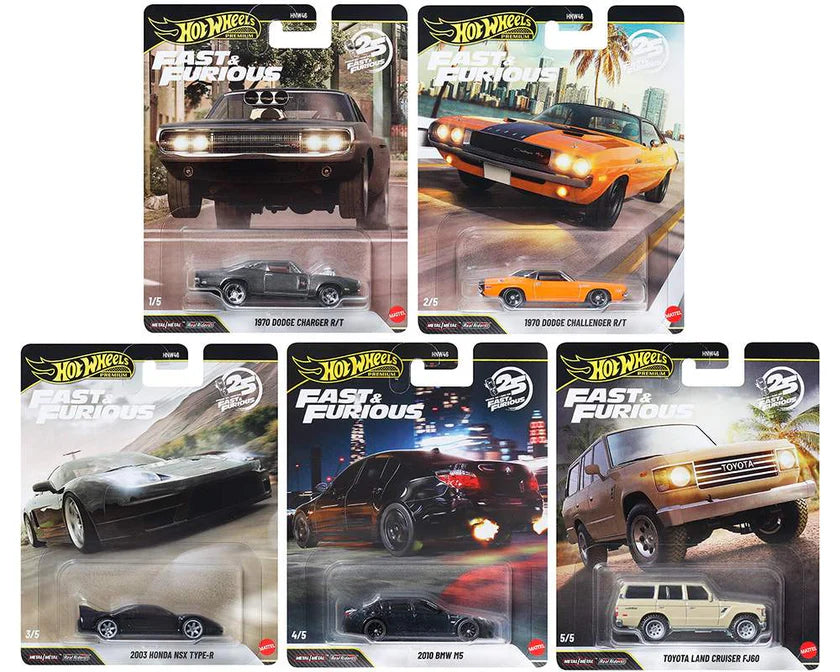 Hot Wheels 1:64 2026 Fast & Furious 25th Anniversary Premium Q