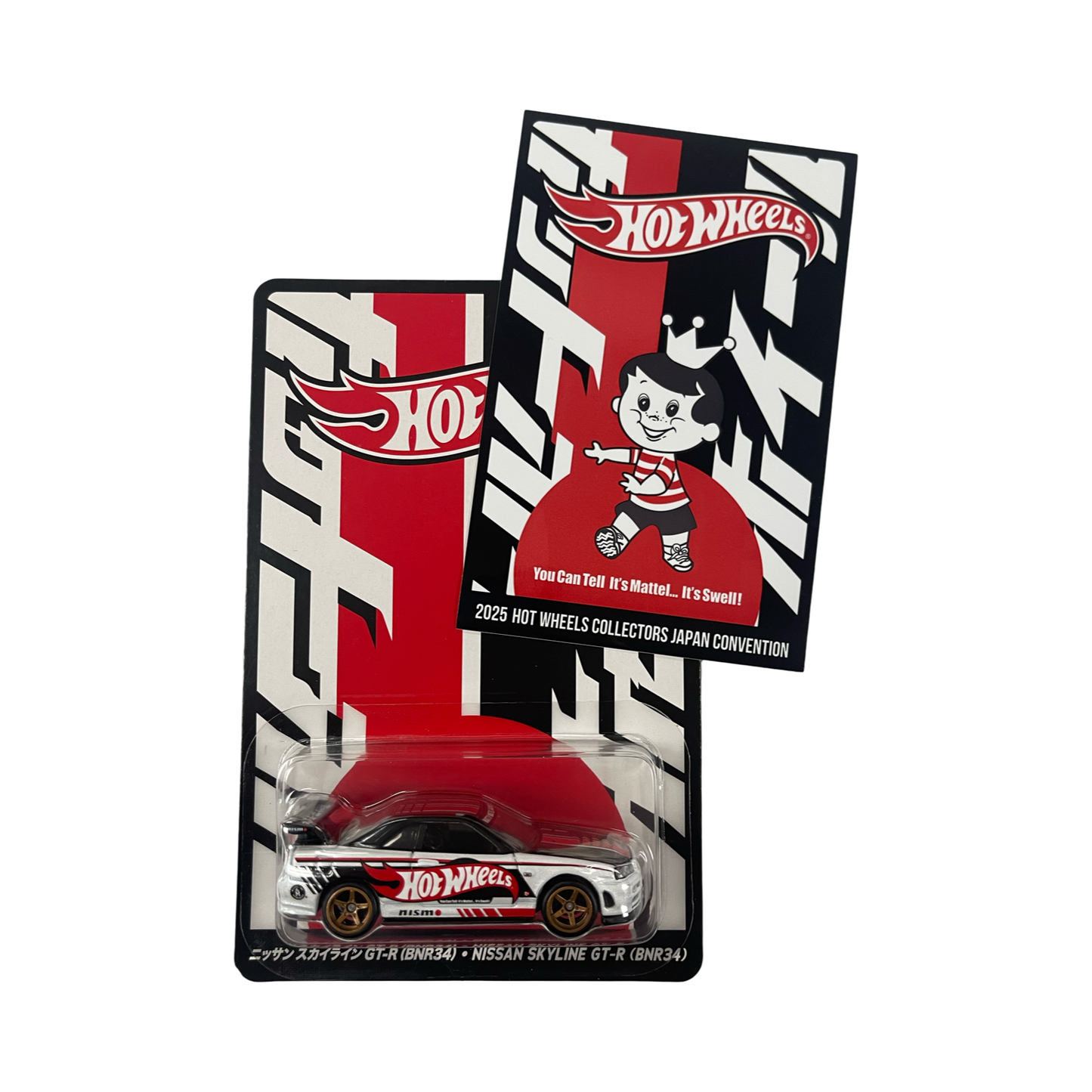 Hot Wheels 1:64 2025 Japan Convention Nissan Skyline GT-R BNR34 - Right Facing