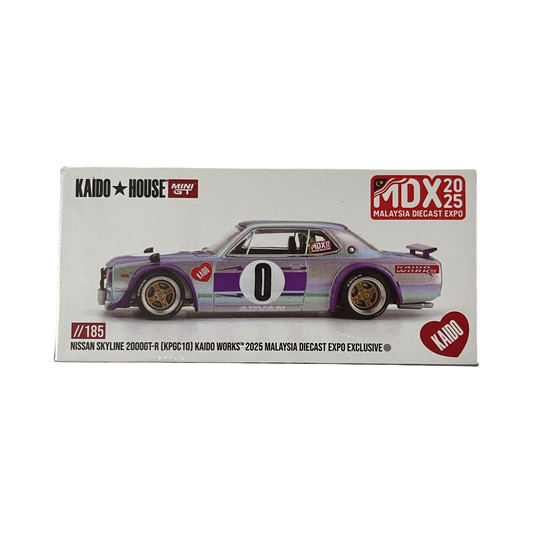Kaido House 1:64 Nissan Skyline KPGC10 2000GT-R Hakosuka MDX 2025 Exclusive
